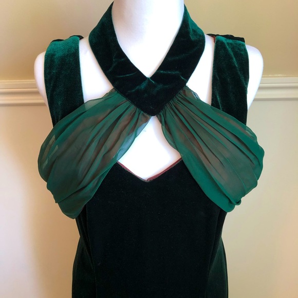 Royal Fashion Dresses & Skirts - Vintage Royal Fashion Green Evening Gown Made in USA